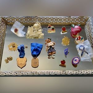 Teacher/school related pins and brooches. Message me if you want one separate